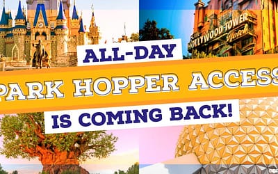 All-day Park Hopper Access, Coming Back!